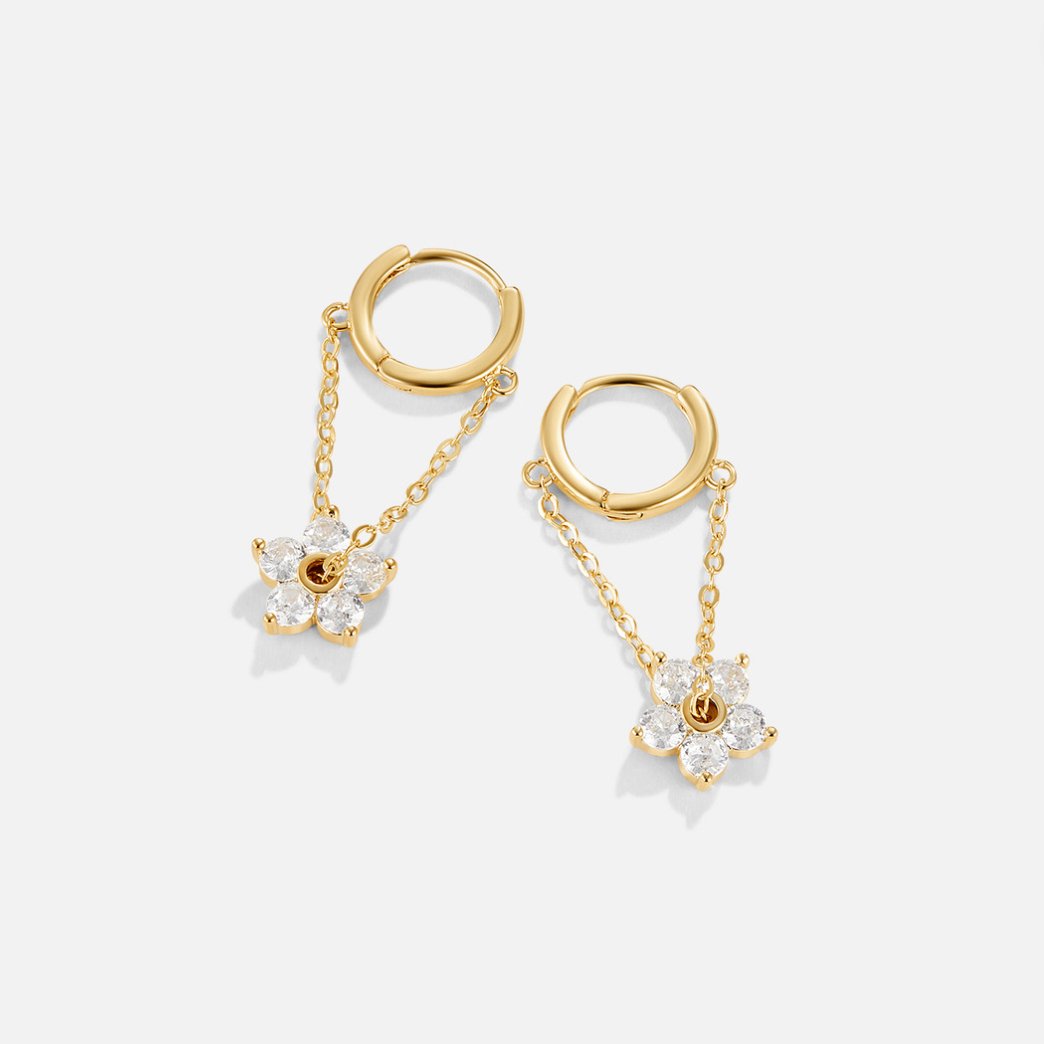 Floral Chain Earrings – FIORENE