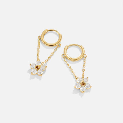 Floral Chain Earrings – FIORENE