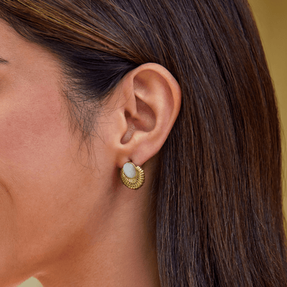 Golden Sunray Earrings – FIORENE