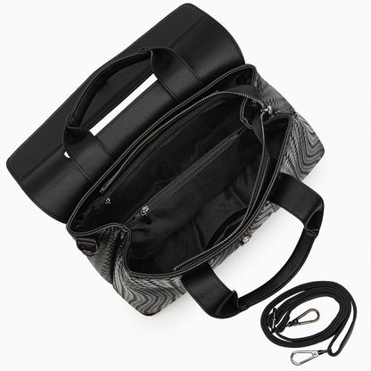 Noir Authority Tote Bag – FIORENE
