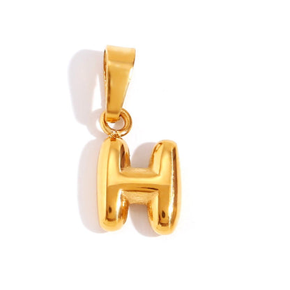 Golden Balloon Letter Pendant – FIORENE