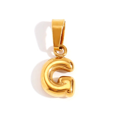 Golden Balloon Letter Pendant – FIORENE