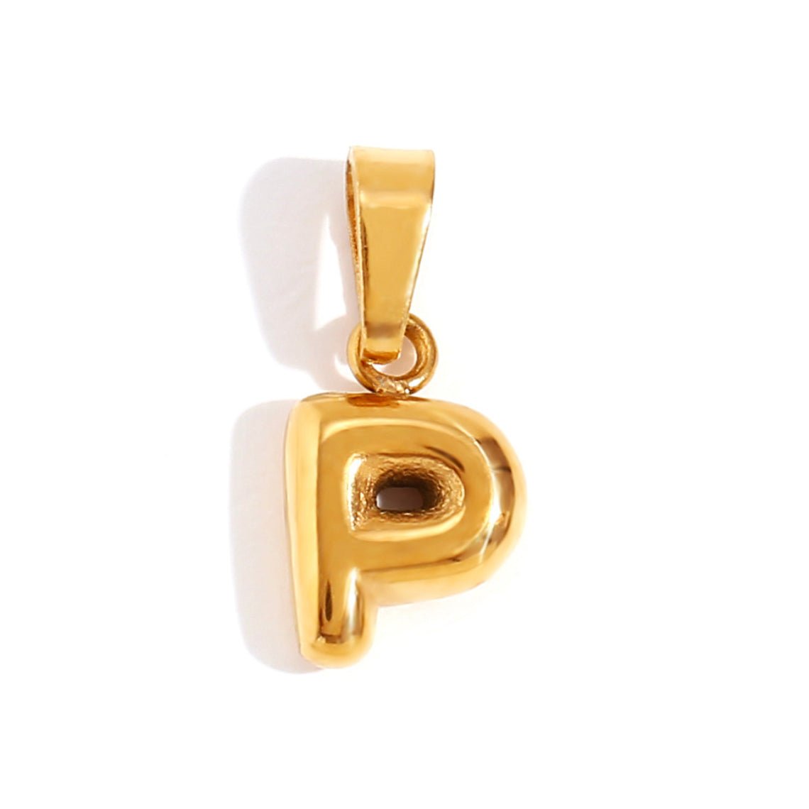 Golden Balloon Letter Pendant – FIORENE