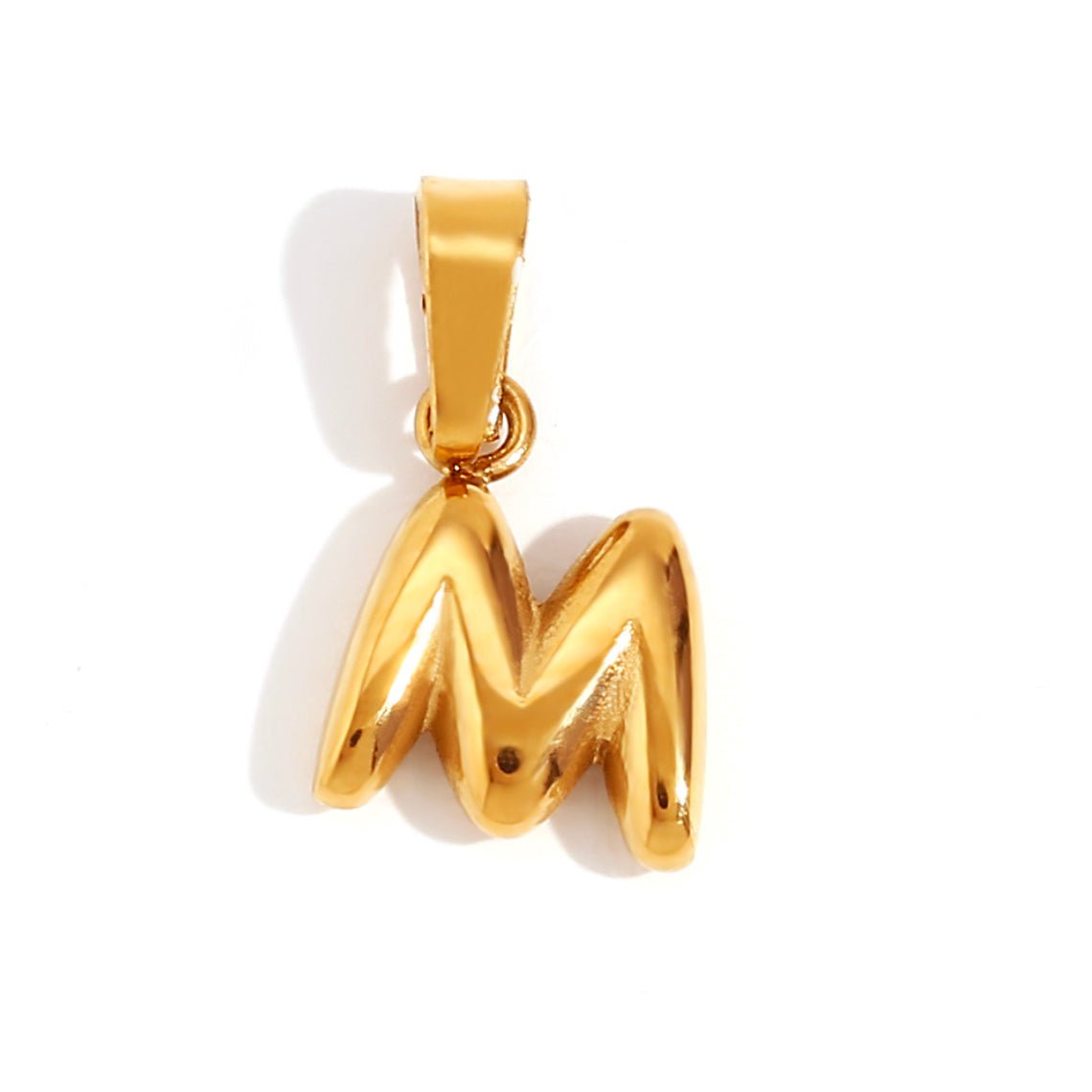 Golden Balloon Letter Pendant – FIORENE