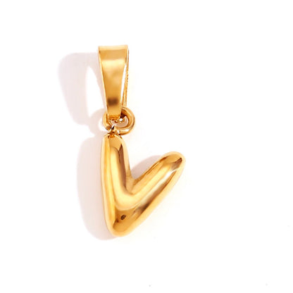 Golden Balloon Letter Pendant – FIORENE