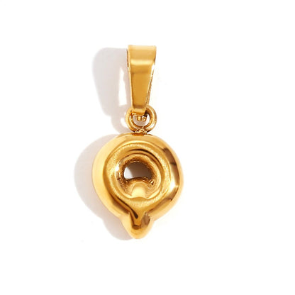 Golden Balloon Letter Pendant – FIORENE