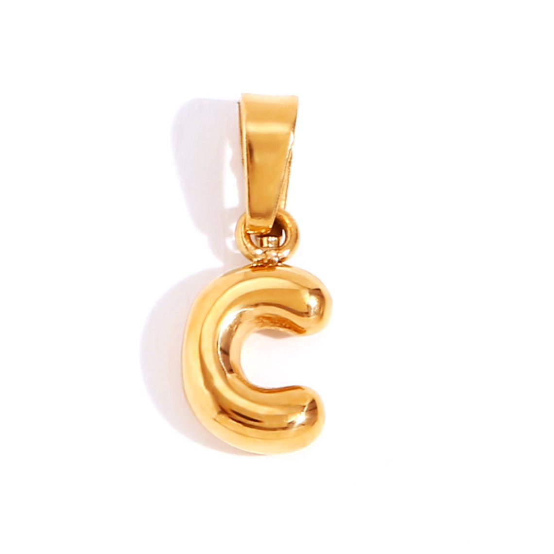 Golden Balloon Letter Pendant – FIORENE