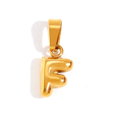 Golden Balloon Letter Pendant – FIORENE