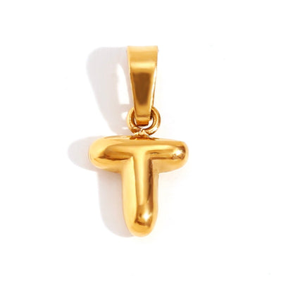 Golden Balloon Letter Pendant – FIORENE
