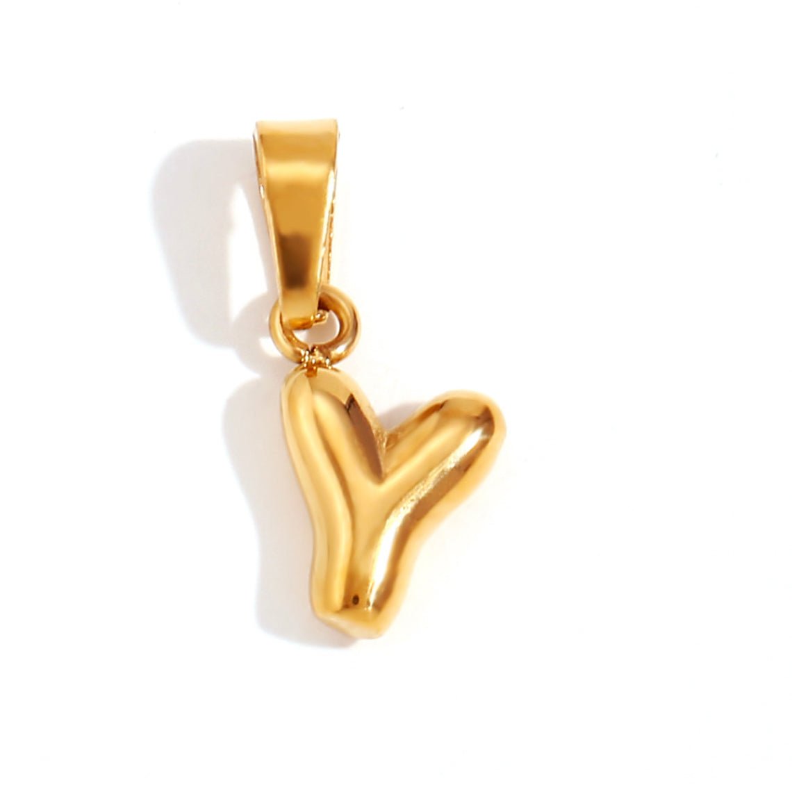 Golden Balloon Letter Pendant – FIORENE