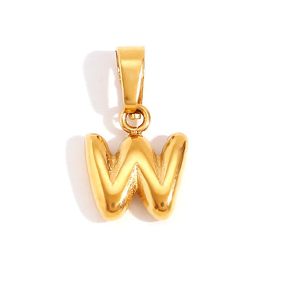 Golden Balloon Letter Pendant – FIORENE