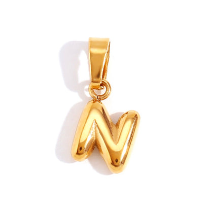 Golden Balloon Letter Pendant – FIORENE