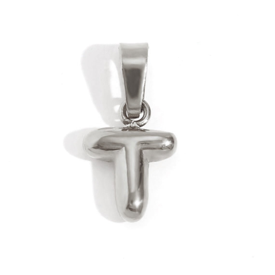 Silver Balloon Letter Necklace – FIORENE