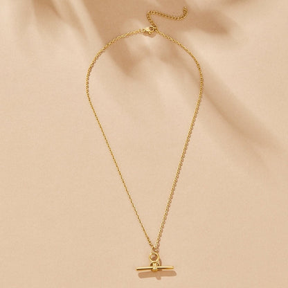 Modernist Radiant Toggle Necklace – FIORENE