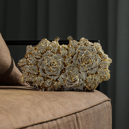 Aurielle Golden Rose Clutch – FIORENE