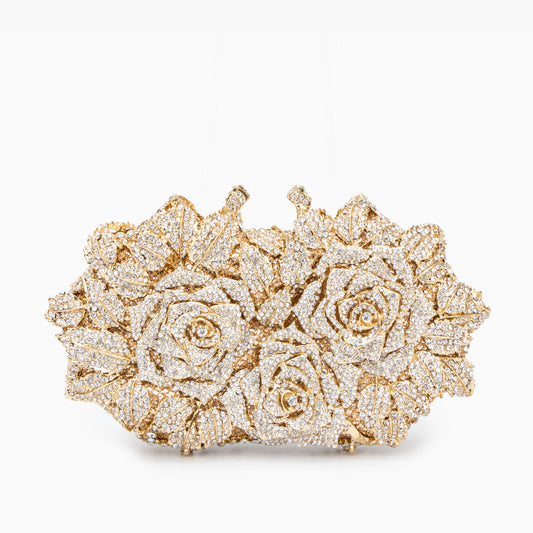 Aurielle Golden Rose Clutch – FIORENE