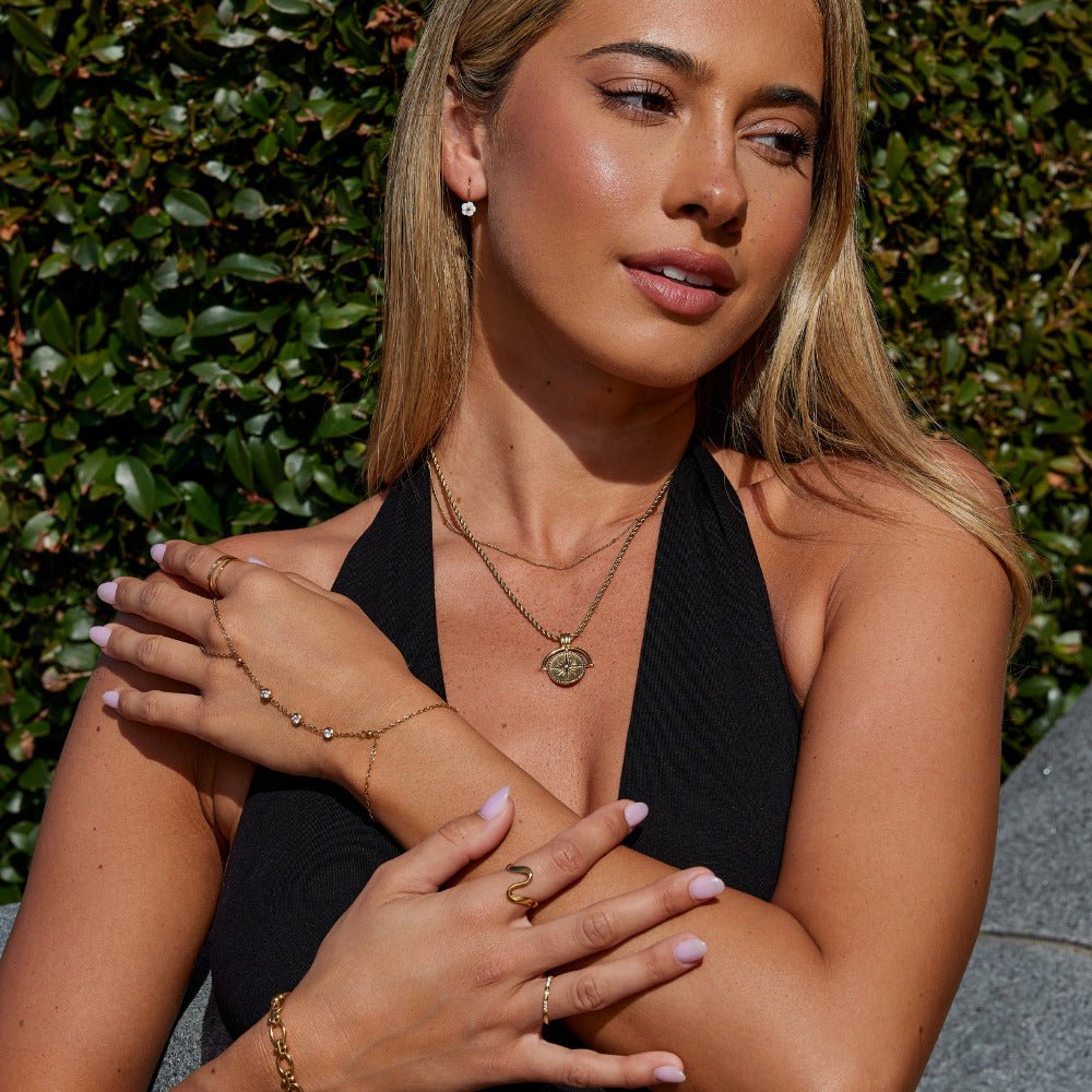 Spinning North Star Necklace – FIORENE