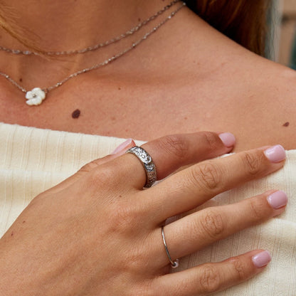 Silver Mystic Cosmos Ring – FIORENE