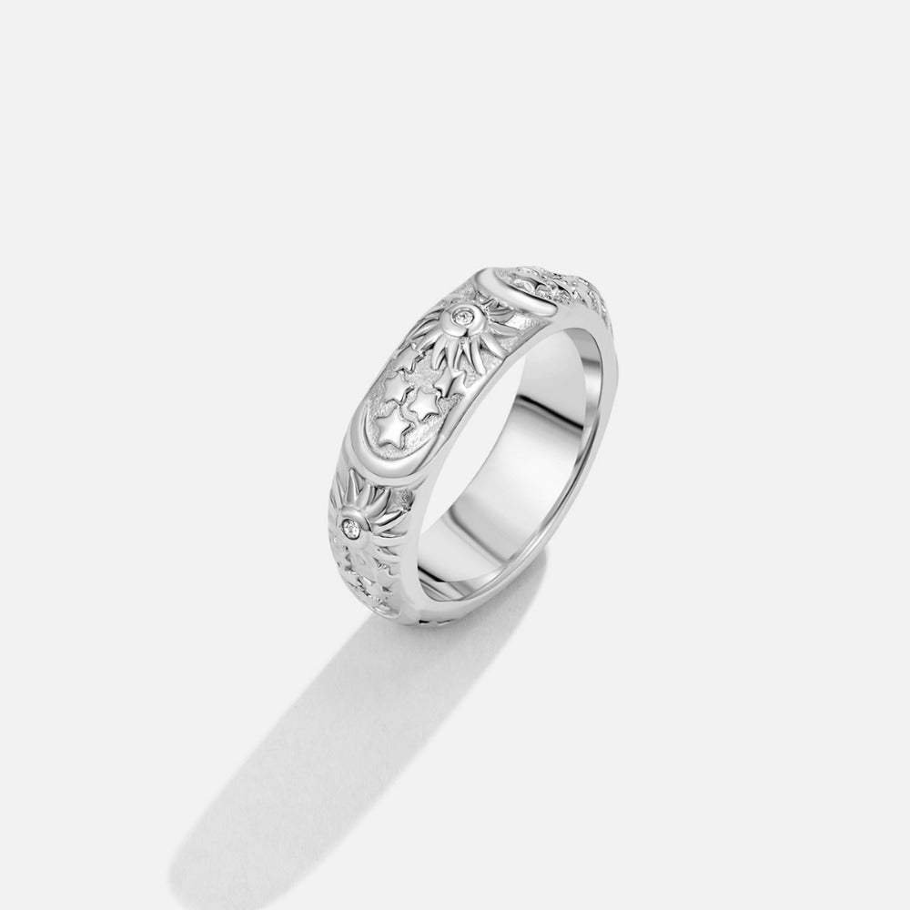 Silver Mystic Cosmos Ring – FIORENE