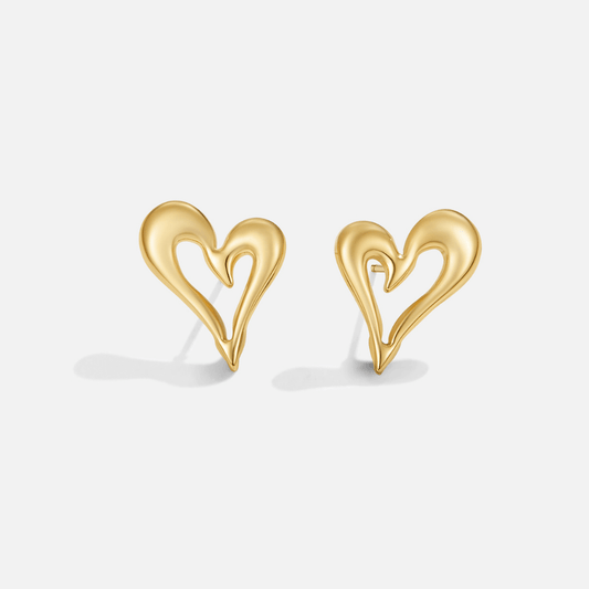 Radiant Open Heart Earrings – FIORENE