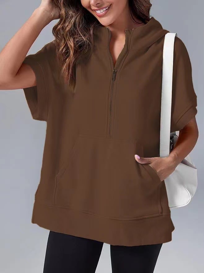 Oversized Half-Zip Pullover