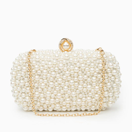 Aurielle Pearl Embrace Clutch – FIORENE