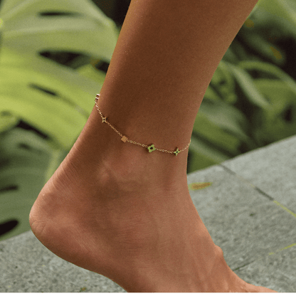 Heritage Radiant Icon Anklet – FIORENE