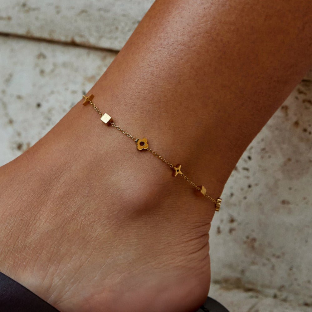 Heritage Radiant Icon Anklet – FIORENE