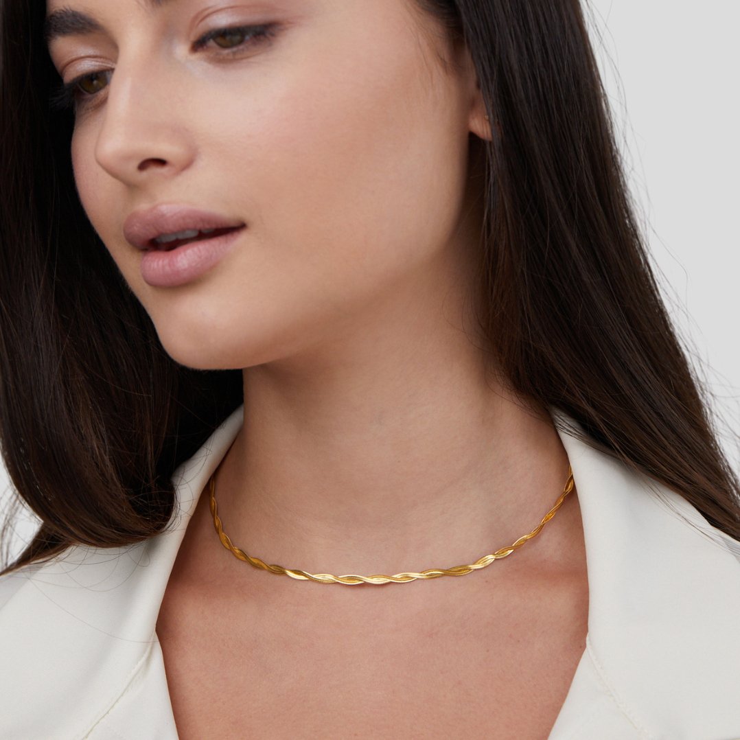 Velvet Gold Fusion Necklace – FIORENE