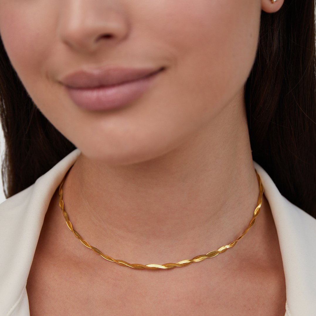 Velvet Gold Fusion Necklace – FIORENE