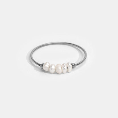 Polished Freshwater Pearl Ring – FIORENE
