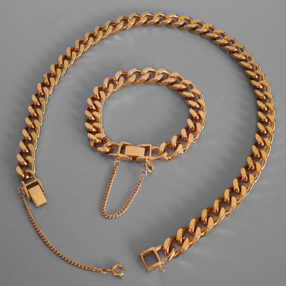 Dominique Bold Chain Set – FIORENE