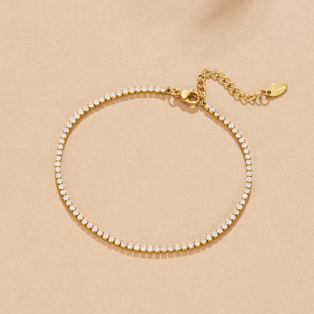 Crystal Path Anklet – FIORENE