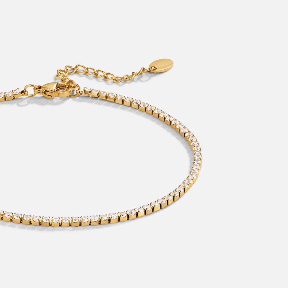 Crystal Path Anklet – FIORENE