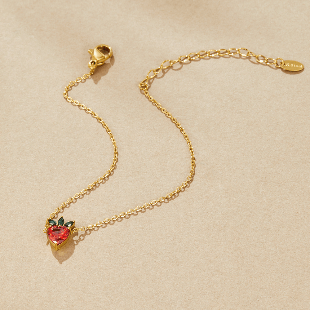 Strawberry Heart Bracelet – FIORENE