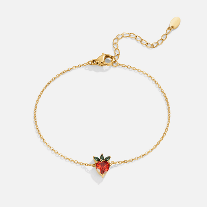 Strawberry Heart Bracelet – FIORENE