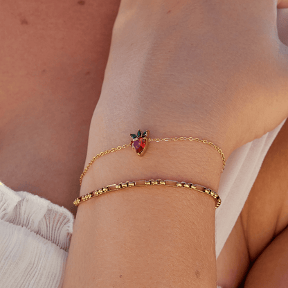 Strawberry Heart Bracelet – FIORENE