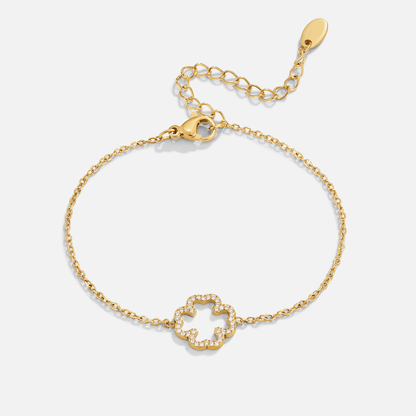 Lustrous Clover Spark Bracelet – FIORENE
