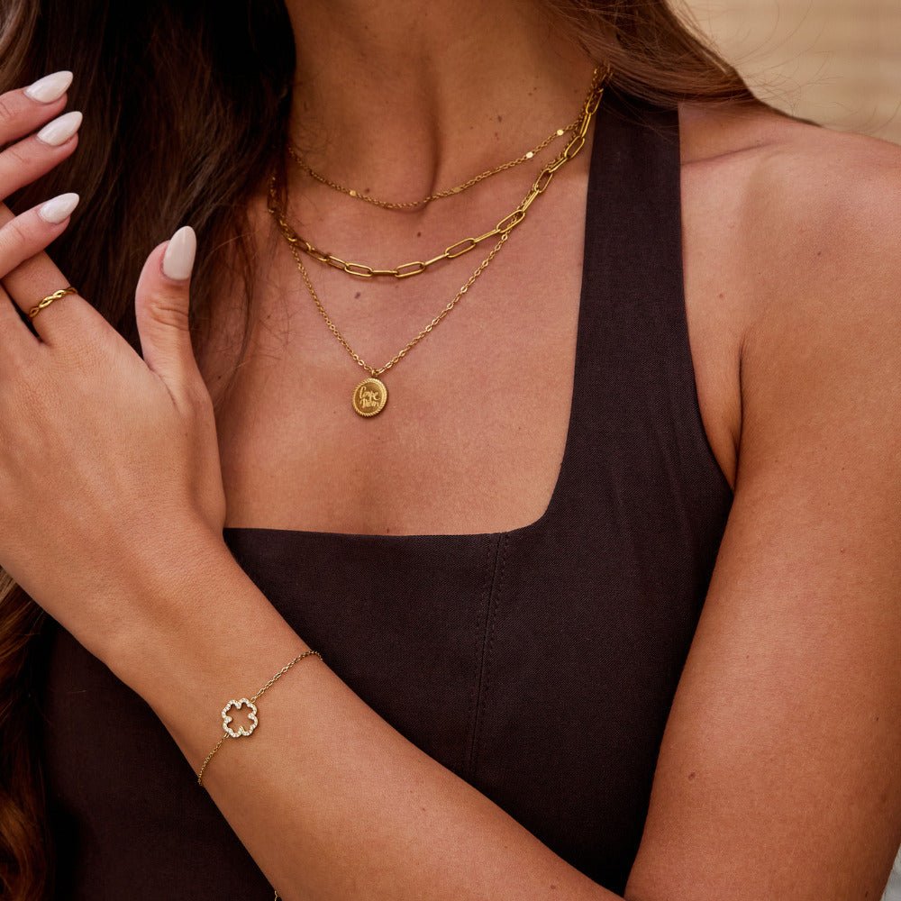 Lustrous Clover Spark Bracelet – FIORENE