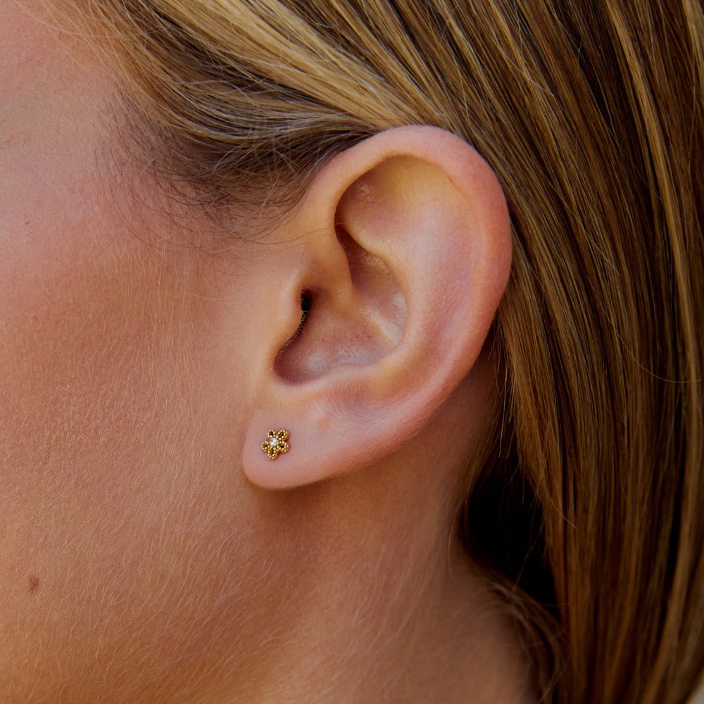 Golden Bloom Earring – FIORENE