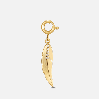Radiant Feather Charm – FIORENE