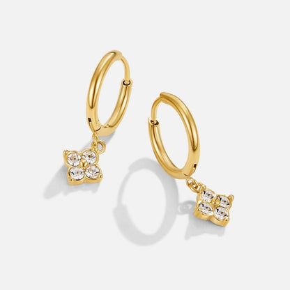 Stellar Radiant Clover Earring – FIORENE