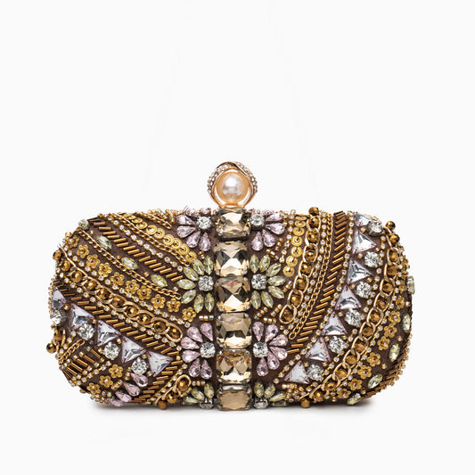 Twilight Maharani Beaded Clutch – FIORENE