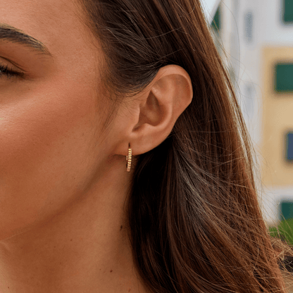 Radiant Scalloped Earrings – FIORENE