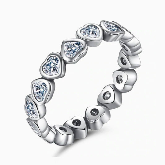 Sweetheart Eternity Ring – FIORENE