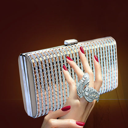 Elira Golden Stripes Clutch – FIORENE
