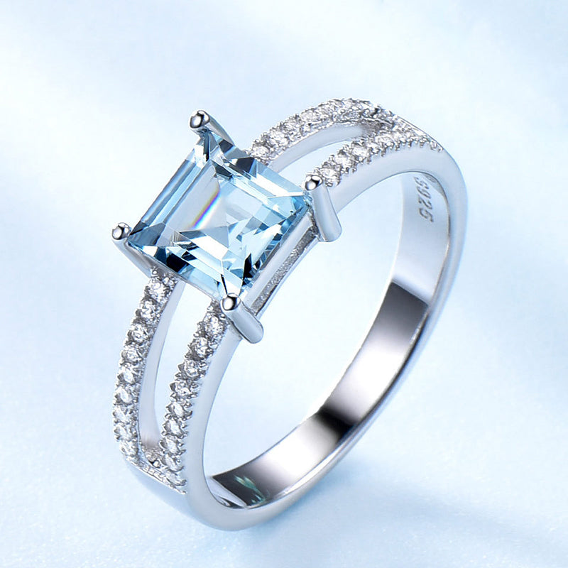 Verdelle Princess Cut Ring - FIORENE