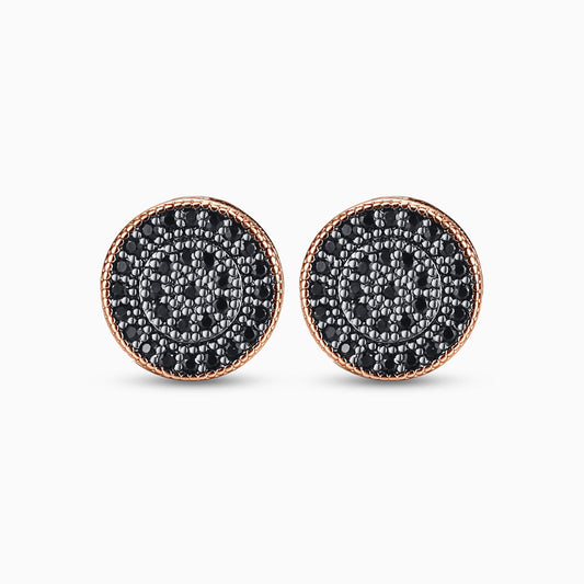 Oria Midnight Stud Earrings - FIORENE
