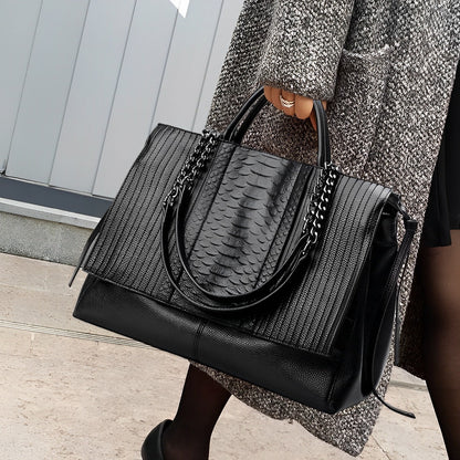 Milano Noir Weekender Tote Bag – FIORENE