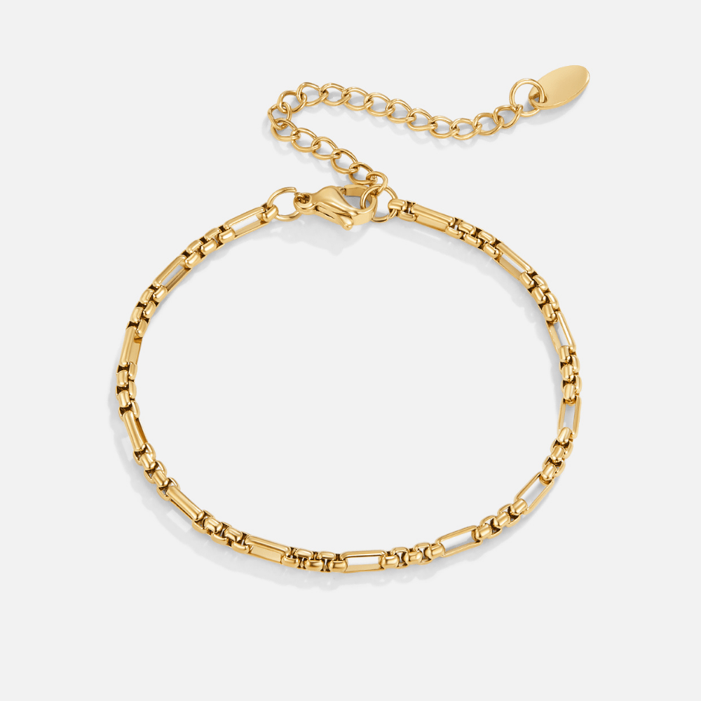 Radiant Mixed Link Bracelet – FIORENE